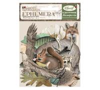 Stamperia - Éphémère pour scrapbooking, albums, fabrication de cartes, bullet journal, etc. Autocollants en papier, faciles à appliquer, parfaits pour les loisirs, l'artisanat et le cadeau (forêt) (46