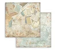 Stamperia - Feuille de scrapbooking pour scrapbooking, albums, cartes, bullet journalling et plus, sans acide, double face, parfaite pour les loisirs, l'artisanat et le cadeau (Alterego, motif) (30,5