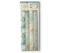 Stamperia Feuilles de Tissu, Multicolore, 30 x 30 cm