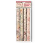 Stamperia Sheets Fabric Draps en Tissu, Multicolore, 30 x 30 x 0,2 cm