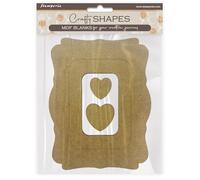 Stamperia Formes artisanales pour scrapbooking, albums, cartes et bullet journals, décoration avec des papiers et de la peinture, parfaits pour les loisirs, l'artisanat et les cadeaux (Alterego -