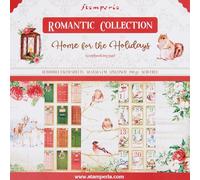Stamperia International Bloc de scrapbooking Motif maison romantique Multicolore 30,5 x 30,5 cm