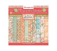 Stamperia International Bloc de scrapbooking - Sélection de fond maxi - Casa Granada, Multicolore, 12 x 12 inches, (SBBL108)
