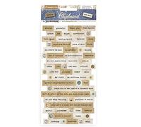 Stamperia International Formes adhésives-Cosmos Infinity, Multicolore, 15 x 30 cm