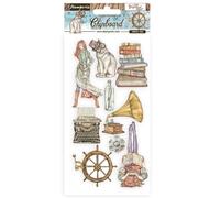 STAMPERIA INTERNATIONAL, KFT Chipboard cm 15 x 30-Éléments de Vie Lady Vagabond, Various, 15x30 cm