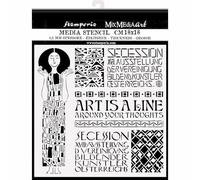 STAMPERIA INTERNATIONAL, KFT KSTDQ65 Lot de 3 pochoirs épais 18 x 18 cm