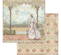 STAMPERIA INTERNATIONAL, KFT Papier lubrifiant Double Face-Princesse Sleeping Beauty, Multicolore, 30,5x30,5 cm