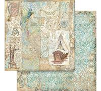 STAMPERIA INTERNATIONAL, KFT Papier lubrifiant Double Face - Sleeping Beauty Berceau, Multicolore, 30,5x30,5 cm