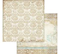 STAMPERIA INTERNATIONAL, KFT Papier lubrifiant Double Face-Texture dorée Sleeping Beauty, Multicolore, 30,5x30,5 cm
