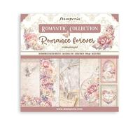 Stamperia SBBL146 Bloc de Scrapbooking 10 Feuilles 30,5 x 30,5 (12 x 12) Romance Forever, Papier, Multicolore, 12 x 12 inch