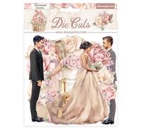 Stamperia International KFT Stamperia Matrices de découpe Assorties Romance Forever Ceremony Edition, Multicolore, 15 x 15 cm