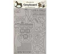 Stamperia International Sleeping Beauty Baby Greyboard-Bebe au Bois Dormant, Coloris Assortis, A4