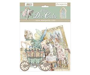 Stamperia International Sleeping Beauty Clear Belle au Bois Dormant, Coloris Assortis, bag of die cuts