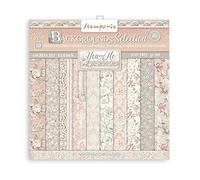 Stamperia International Stamperia Mini Scrapbooking You and Me Fond Blanc OSFA