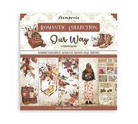 Stamperia International Stamperia SBBS64 Mini bloc de scrapbooking Multicolore 20,3 x 20,3 cm