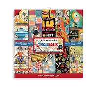 Stamperia International Stamperia Tampon de Scrapbooking Bauhaus, Multicolore, 6 x 6 inches