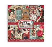 Stamperia International Stamperia-Tampon Scrapbooking-Desire, Multicolore, 6 x 6 inches