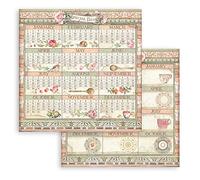 STAMPERIA INTL, KFT (3PL) Album de Scrapbooking Double Face - Calendrier CASA Granada, Blanc, c1