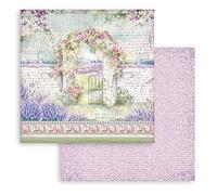 STAMPERIA INTL, KFT (3PL) Scrapbooking Double Face Sheet-Provence Arch, Blanc, C1