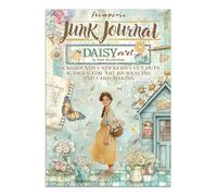 Stamperia - Junk Journal Stickers, Cut-Outs, and Backgrounds for Scrapbooks, Albums, Card Making, Bullet Journalling and More, Perfect for Hobbies, Crafts, and Gifting (Daisy Art)