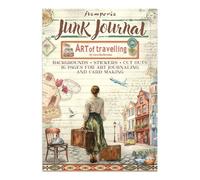 Stamperia - Junk Journal Stickers, Cut-Outs, and Backgrounds for Scrapbooks, Albums, Card Making, Bullet Journalling and More, Perfect for Hobbies, Crafts, and Gifting (Art of Travelling)