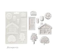 Stamperia K3PTA5666 Mould A5, blanc, 14,8 x 21 x 1,1 cm