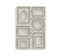 Stamperia KACMA541 Moule en silicone, A5, gris, 14,8 x 21 x 1,1 cm