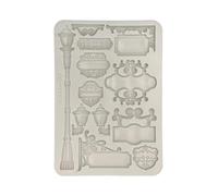 Stamperia KACMA551 Moule en silicone A5, gris, 14,8 x 21 x 1,1 cm