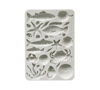 Stamperia KACMA578 Moule en silicone, gris, 14,8 x 21 x 0,7 cm