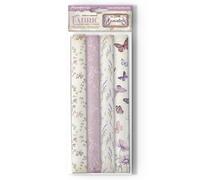 Stamperia Lavender Tissu, Polyester, Multicolore, Assorted