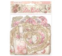 Stamperia Shabby Rose Découpes, Multicolore, 17,3 x 17,3 x 0,3 cm