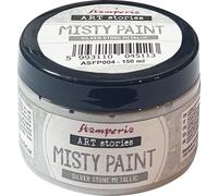 Stamperia Misty Paint metallic 150ml peinture acrylique fournitures d'art peinture pour bricolage DIY Silver Stone