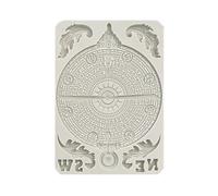 Stamperia - Moule en silicone A5 pour scrapbooking, bullet journaux et plus, surface non adhésive, convient pour l'argile à séchage à l'air, la résine et plus, parfait pour l'artisanat et le cadeau