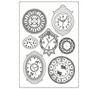 Stamperia - Moule souple - Jardin des promesses - Horloges