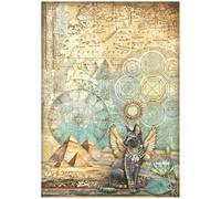 Stamperia Papier de riz A4 - Feuille de découpage sur le thème égyptien vintage