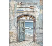 Stamperia Papier de riz pour découpage - Mer silencieuse - Porte A4