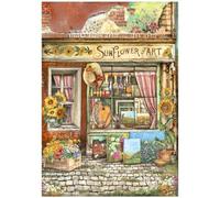 Stamperia Papier de riz Sunflower Art Boutique A4