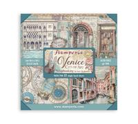 Stamperia - Papier de scrapbooking pour scrapbooking, albums, fabrication de cartes, bullet journaling et plus, sans acide, visage unique, parfait pour l'artisanat et le cadeau (Venice, City of Art