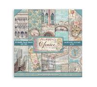 Stamperia - Papier de scrapbooking pour scrapbooking, albums, fabrication de cartes, bullet journaling et plus, sans acide, double face, parfait pour l'artisanat et le cadeau (Venice, City of Art