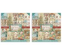 Stamperia - Papier de scrapbooking pour scrapbooking, albums, fabrication de cartes, bullet journaux, et plus, sans acide, double face, parfait pour les loisirs, l'artisanat et le cadeau (The