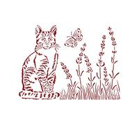 Stamperia - Pochoir D - Chat de Provence