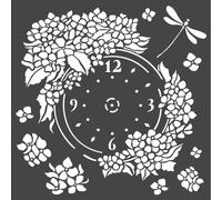 STAMPERIA Pochoir Mixed Media STENCIL cadran hortensia - Stamperia