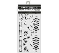 Stamperia Pochoirs épais pour scrapbooking, albums, cartes, bullet journaux, etc. Matériau flexible, facile à nettoyer, parfait pour les loisirs, les travaux manuels et les cadeaux (vieille dentelle -