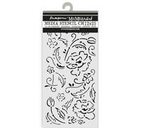 Stamperia Pochoirs épais pour scrapbooking, albums, cartes, bullet journaux, etc. Matériau flexible, facile à nettoyer, parfait pour les loisirs, les travaux manuels et les cadeaux (fleurs en dentelle