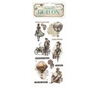 Stamperia - Rub-on for Scrapbooks, Albums, Bullet Journals and More, Easily Transfer Images onto Paper and Other Surfaces, Perfect for Crafts and Gifting (Voyages Fantastiques, Explorer)