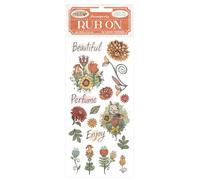 Stamperia - Rub-on for Scrapbooks, Albums, Card Making, Bullet Journals and More, Easily Transfer Images onto Paper and Other Surfaces, Perfect for Crafts and Gifting (Furry Friends, Flowers)