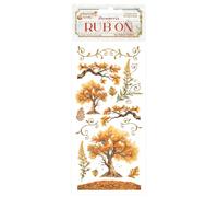 Stamperia - Rub-on for Scrapbooks, Albums, Card Making, Bullet Journals and More, Easily Transfer Images onto Paper and Other Surfaces, Perfect for Crafts and Gifting (Whispering Woods, Oak)