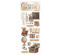 Stamperia - Rub-on for Scrapbooks, Albums, Cards, Bullet Journals and More, Easily Transfer Images onto Paper and Other Surfaces, Perfect for Crafts and Gifting (Family, Happy Moments)