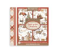 Stamperia - Rub-on for Scrapbooks, Albums, Cards, Bullet Journals, and More, Easily Transfer Images onto Paper and Other Surfaces, Perfect for Crafts and Gifting (Gear Up for Christmas, Assortment)