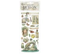 Stamperia - Rub-on for Scrapbooks, Albums, Cards, Bullet Journals and More, Easily Transfer Images onto Paper and Other Surfaces, Perfect for Crafts and Gifting (Herbarium Silvae, Bridge)